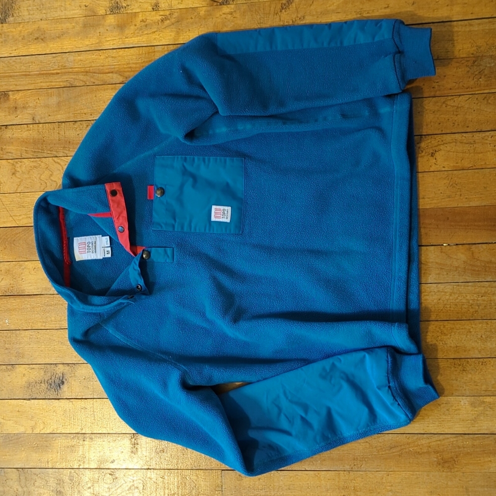 Topo Designs Pullover Fleece Jacket